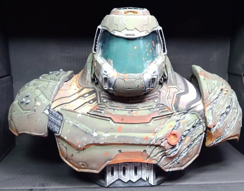 Doom Slayer Bust