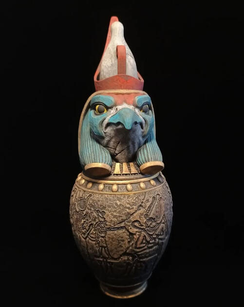Horus Canopic Jar